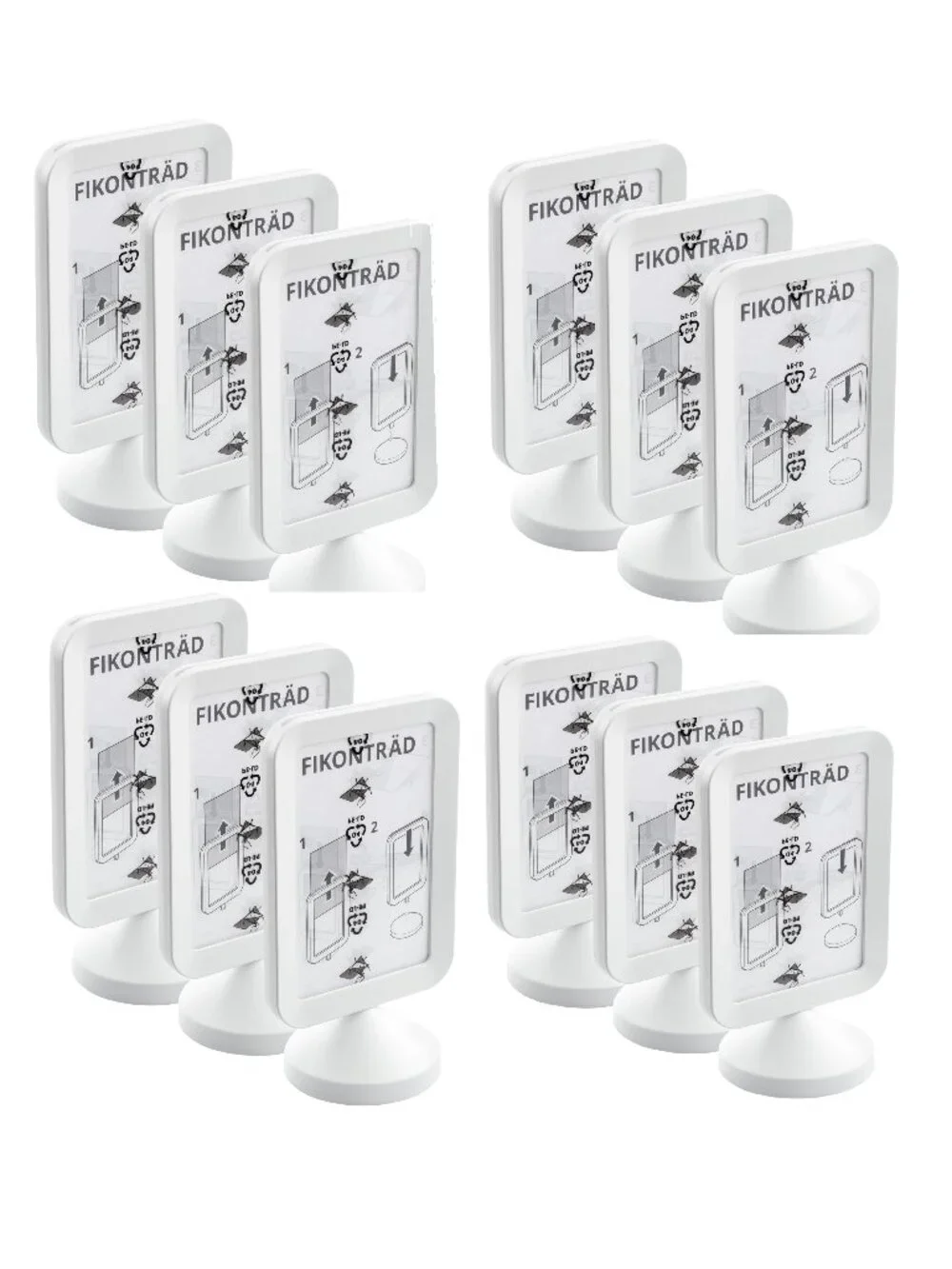 12-Pack FIKONTRÄD 605.187.16 Picture Frame 2 Photos size 4 x 6 